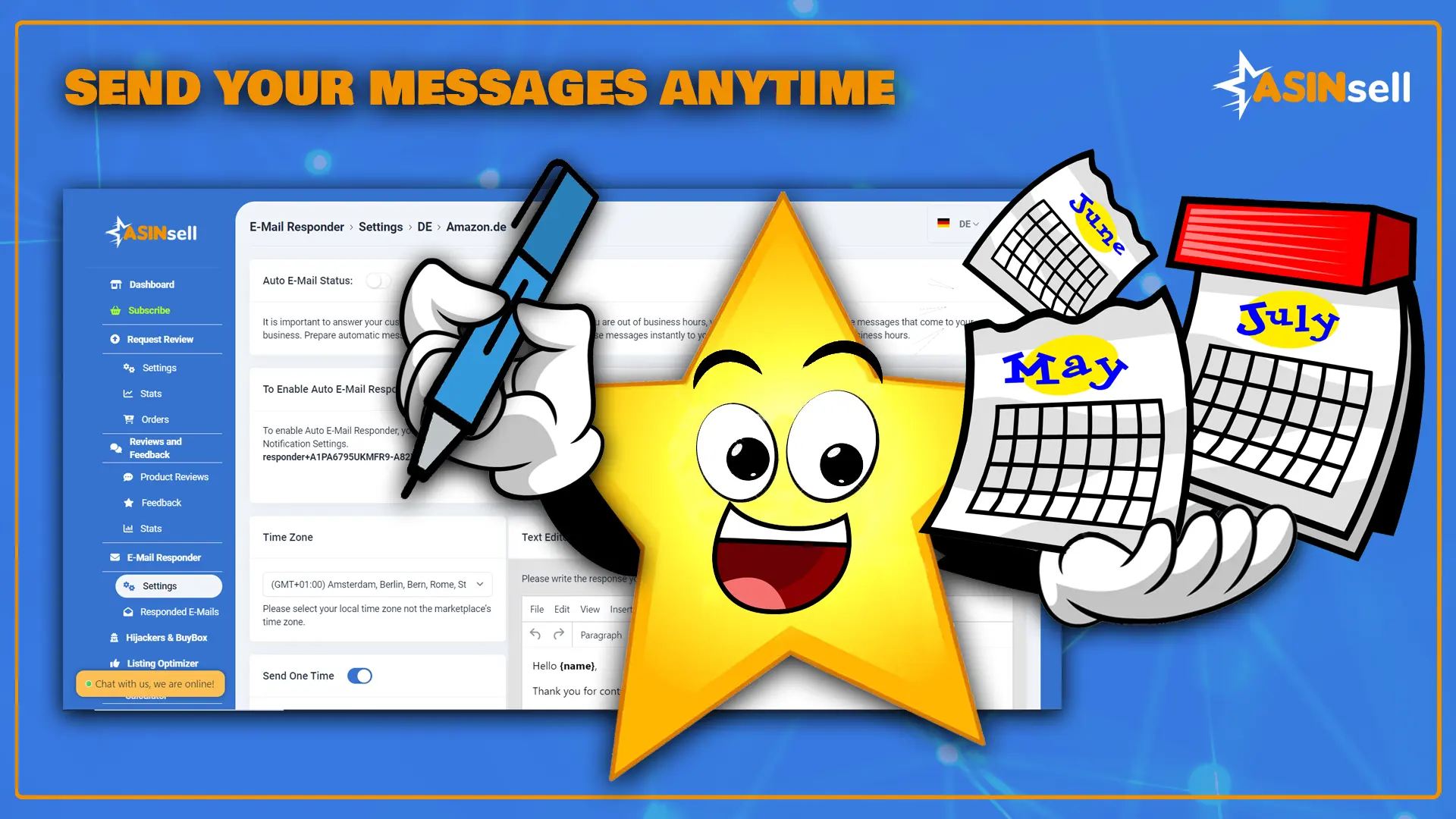 Send Your Messages Anytime
