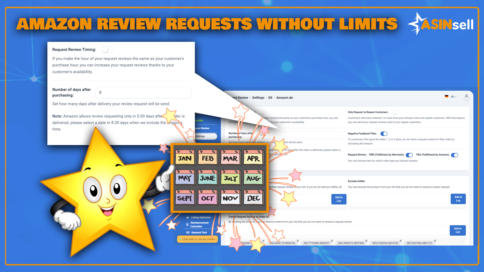 UNLIMITED REVIEW REQUESTS